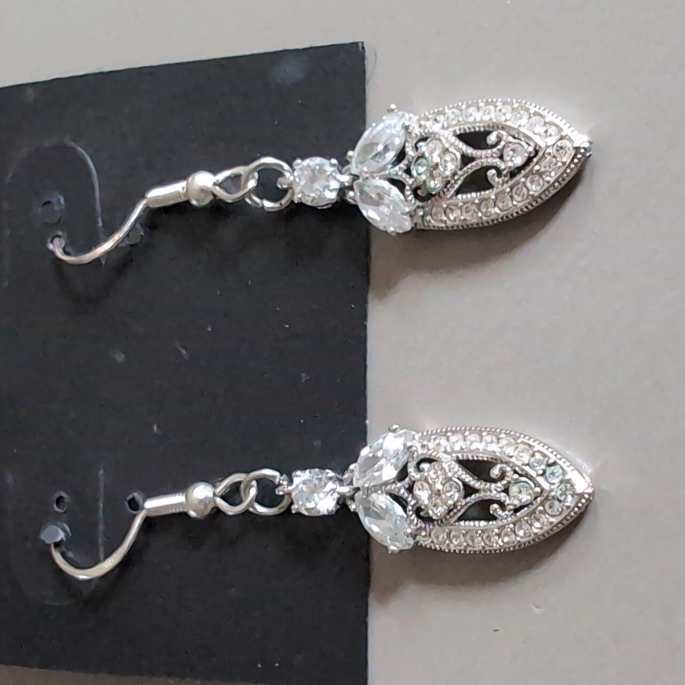 Elegant Silver Dangle Earrings